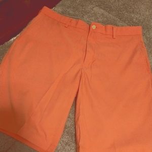Walter Hagen Mango Coral Orange Gold Shorts Mens 36